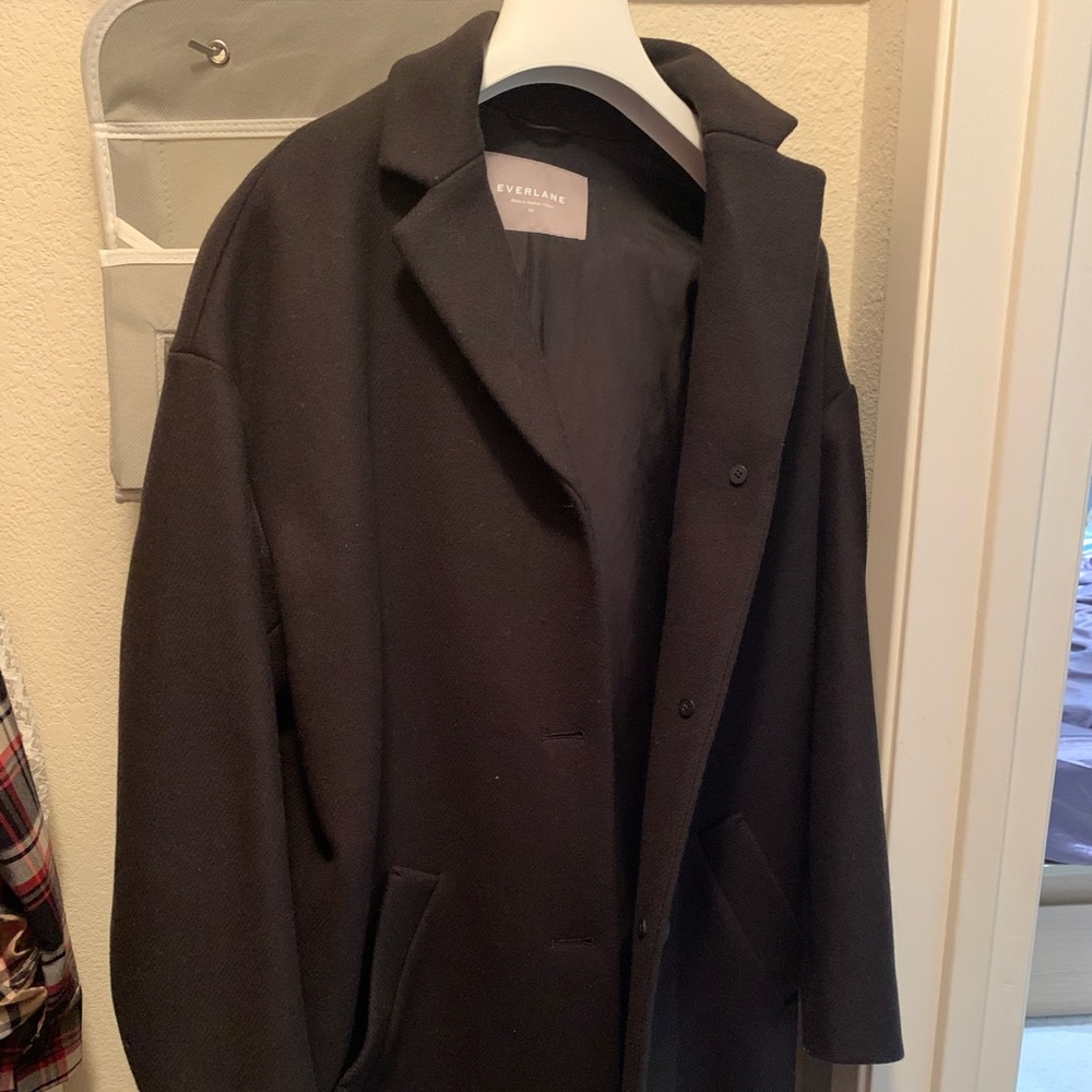 Everlane cocoon coat